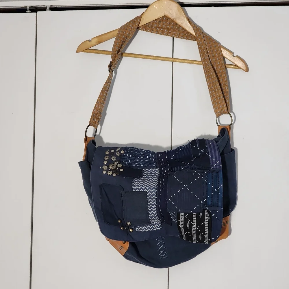 Free People Navy Blue Fabric